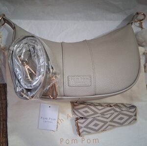 Pom Pom London Sutton Sling Bag New!